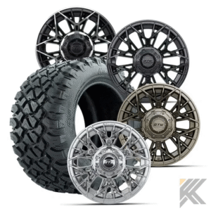 12" GTW® Stellar Wheels with Nomad 22x11R12 Off Road Tires - Set of 4 - Select Your Finish