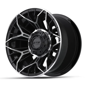 12" GTW Stellar Wheels with Timberwolf 22x10-12 All Terrain Tires