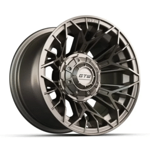 12" Stellar Matte Bronze Golf Cart Wheel - 12"x7" ET-25 Offset⎮GTW®