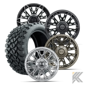 14" GTW® Stellar Wheels with Nomad 23x10R14 Off Road Tires - Set of 4 - Select Your Finish