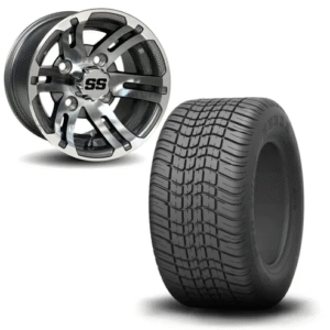 Bulldog Golf Cart Tire and Wheel Combo